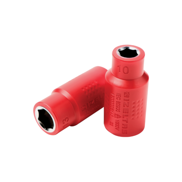 İzeltaş 1000V 1/2” Altı Köşe Lokma Anahtar (mm)