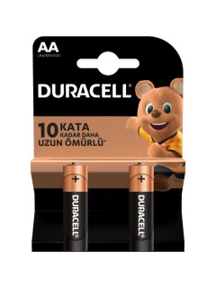 Duracell Alkalin AA Kalem Piller 2’li paket