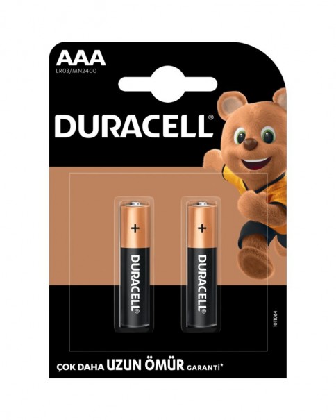 Duracell Alkalin AAA İnce Kalem Piller 2’li paket Duracell Alkalin AAA İnce Kalem Piller 2’li paket