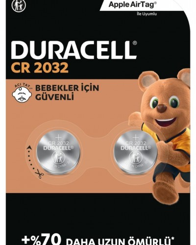 Duracell CR2032 Lityum Düğme Piller 3V