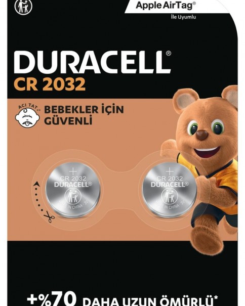 Duracell CR2032 Lityum Düğme Piller 3V Duracell CR2032 Lityum Düğme Piller 3V