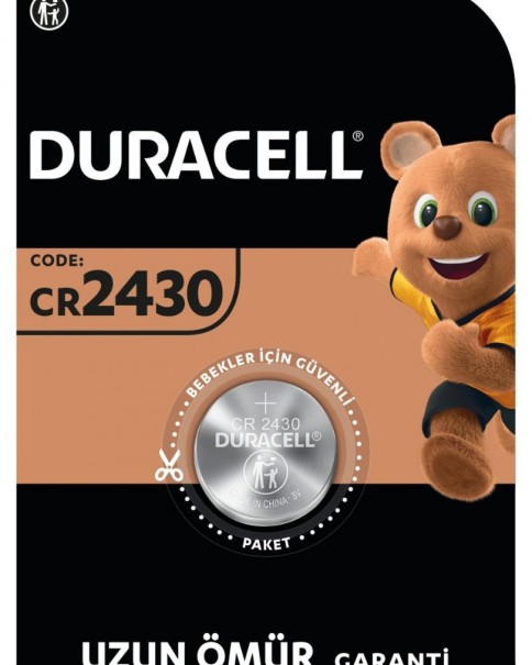 Duracell 2430 (1’li Paket) Lityum Düğme Piller 3V Duracell 2430 (1’li Paket) Lityum Düğme Piller 3V