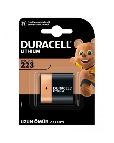 Duracell Özel Yüksek Güçlü Lityum 223 Fotoğraf Pili 6V Duracell Özel Yüksek Güçlü Lityum 223 Fotoğraf Pili 6V