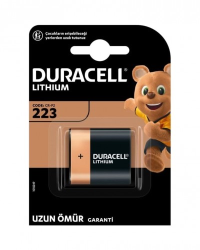 Duracell Özel Yüksek Güçlü Lityum 223 Fotoğraf Pili 6V Duracell Özel Yüksek Güçlü Lityum 223 Fotoğraf Pili 6V