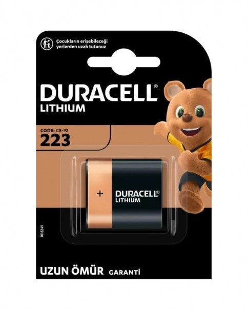 Duracell Özel Yüksek Güçlü Lityum 223 Fotoğraf Pili 6V Duracell Özel Yüksek Güçlü Lityum 223 Fotoğraf Pili 6V