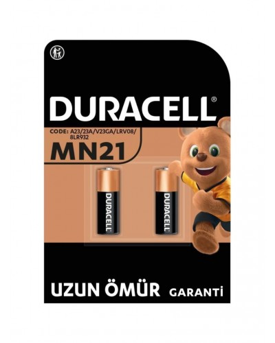 Duracell Mn21 (2’li Paket) Özel Alkalin Pil 12v 