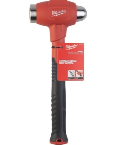 Milwaukee Fiber Saplı Küresel Başlı Bilyeli Çekiç 907 GR 4932492349