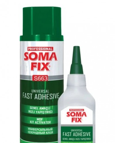 Somafix S663 Mdf Hizli Yapiştirici Set 200 Ml + 50 Gr