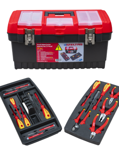 19″ Plastik Takım Çantası Elektrikçi Set (23 Parça) 8440 00 1023