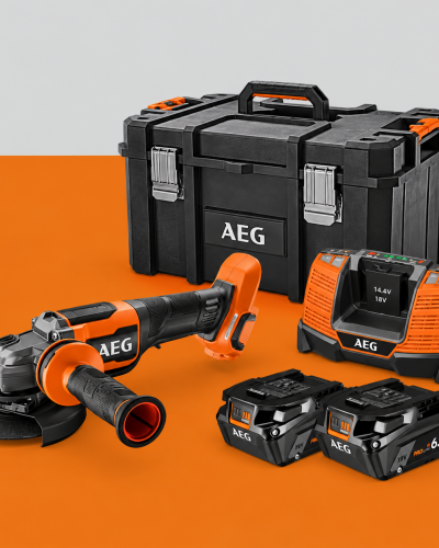 AEG BEWS18-125BLPX2-602MB 18V Akülü Avuç Taşlama Makinesi (4935500067)