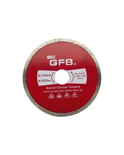 GFB SÜREKLİ TURBO ELMAS MERMER GRANİT KESİCİ GFB SÜREKLİ TURBO ELMAS MERMER GRANİT KESİCİ