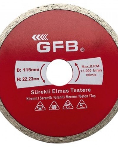 GFB SÜREKLİ TURBO ELMAS MERMER GRANİT KESİCİ GFB SÜREKLİ TURBO ELMAS MERMER GRANİT KESİCİ
