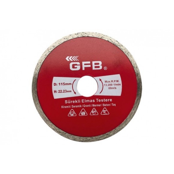 GFB SÜREKLİ TURBO ELMAS MERMER GRANİT KESİCİ GFB SÜREKLİ TURBO ELMAS MERMER GRANİT KESİCİ