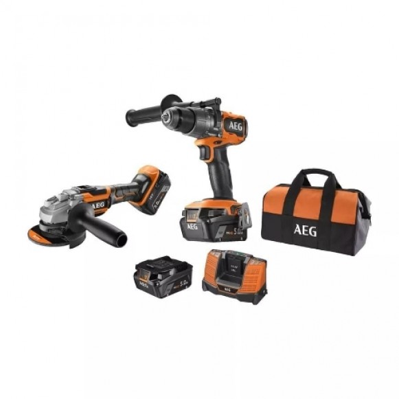 AEG JP18A2-502B 18V Akülü Set BSB18C3BL+BEWS18-125BLX (4935480951) AEG JP18A2-502B 18V Akülü Set BSB18C3BL+BEWS18-125BLX (4935480951)