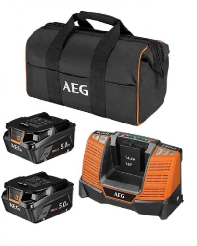 AEG SET LI 1850SHD 5.0Ah Akü ve Şarj Cihazı Seti (4935478945)
