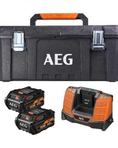 AEG SETLL1860BLTB Akü ve Şarj Cihazı Seti (2x6.0Ah) (4935478551)