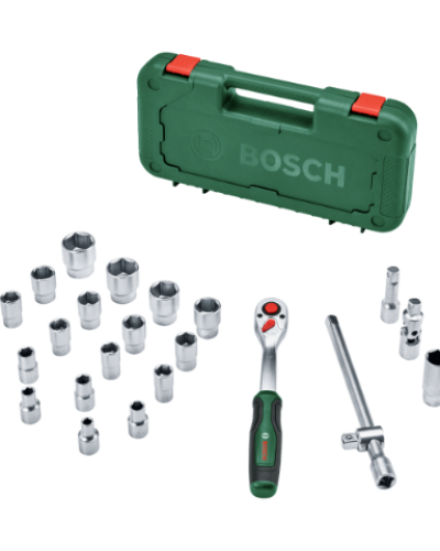 Bosch 1/2'' Cırcırlı Somun Sıkma Seti 25 Parça