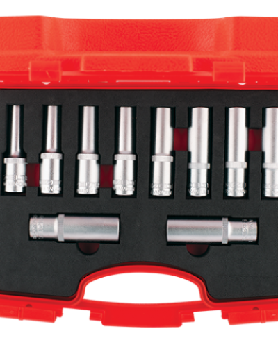 İzeltaş 1/2” Altı Köşe Derin Lokma Anahtar Takımı (10 parça mm) İzeltaş 1/2” Altı Köşe Derin Lokma Anahtar Takımı (10 parça mm)