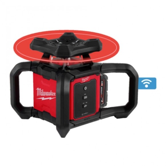 MILWAUKEE M18 RLOH600-201C 600M Yatay Otomatik Döner Lazer MILWAUKEE M18 RLOH600-201C 600M Yatay Otomatik Döner Lazer