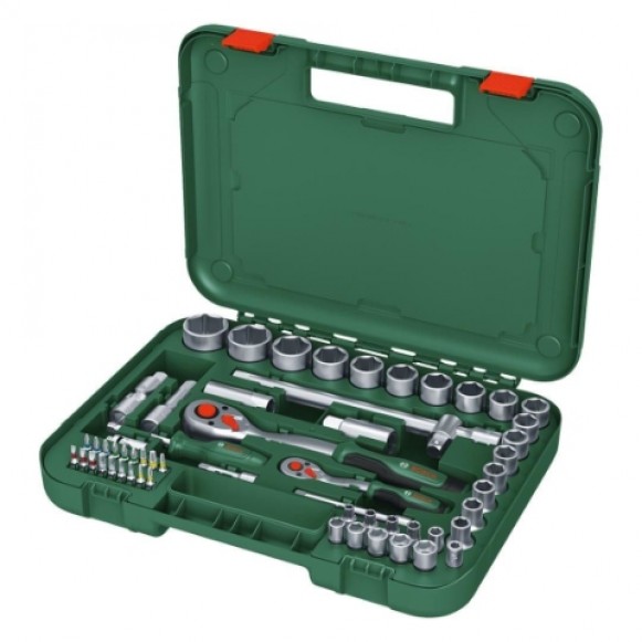 Bosch 1/4'' + 1/2'' Cırcırlı Somun Sıkma Seti 57 Parça Bosch 1/4'' + 1/2'' Cırcırlı Somun Sıkma Seti 57 Parça