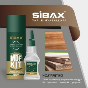 Sibax Bs 14 HızlıYapıştırıcı  MDF-KİT 400ML